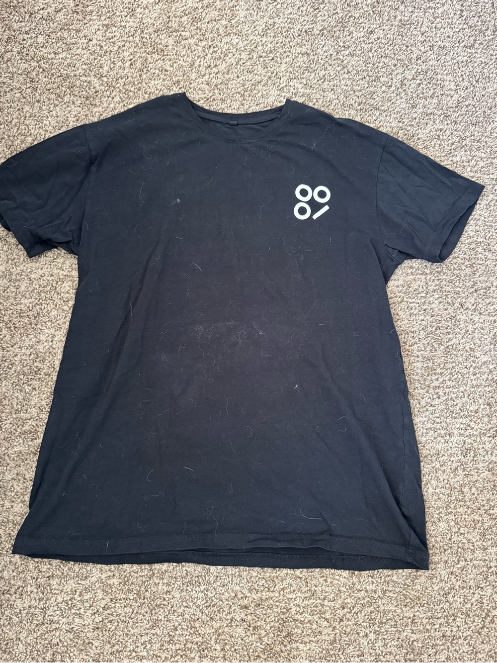 Men's Black Graphic Crew Neck T-Shirt